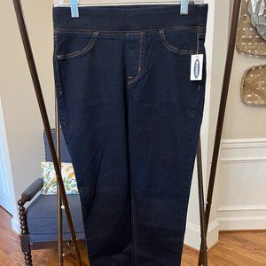 Old Navy Mid-Rise Rockstar Super-Skinny Jeggings for Women Size 4